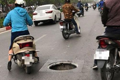 Nắp hố ga hỏng gây mất an toàn giao thông