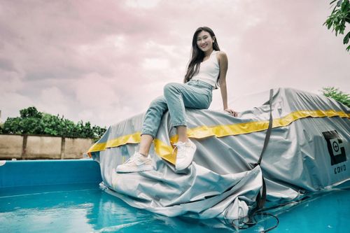 Trải nghiệm bạt chống ngập giúp ôtô nổi trên mặt nước