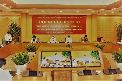 Thống nhất nội dung kỳ họp thường kỳ giữa năm 2021 của HĐND Thành phố khóa XVI, nhiệm kỳ 2021-2026