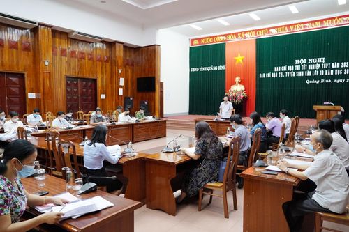 Quảng Bình: Gần 2.300 cán bộ, giáo viên tham gia kỳ thi tốt nghiệp THPT 2021