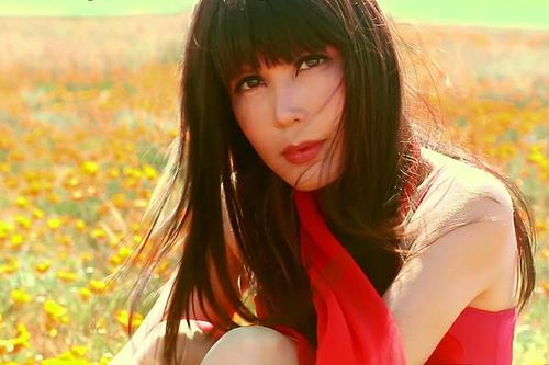 Ca sĩ Nhật Hạ đẹp dịu dàng giữa đồng hoa poppy