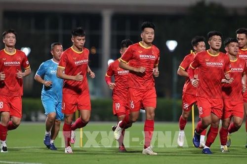 Những hình ảnh mới nhất của đội tuyển bóng đá Việt Nam tại UAE