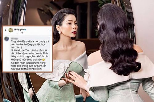 Đang yên đang lành bỗng bị tố vô ơn với 'cha đẻ' hit 'Tình lỡ', Lệ Quyên đáp trả đanh thép