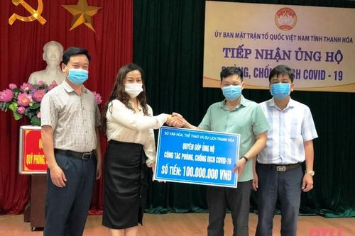 Các đơn vị, doanh nghiệp tiếp tục ủng hộ phòng, chống dịch COVID – 19
