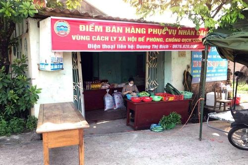Lập điểm bán hàng giá bình ổn cho người dân vùng dịch