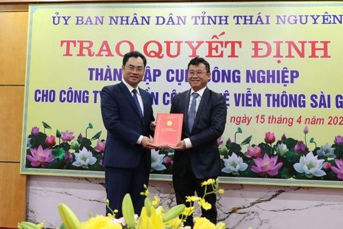 Thái Nguyên: Thành lập thêm 2 Cụm công nghiệp Yên Lạc và Quang Sơn 1