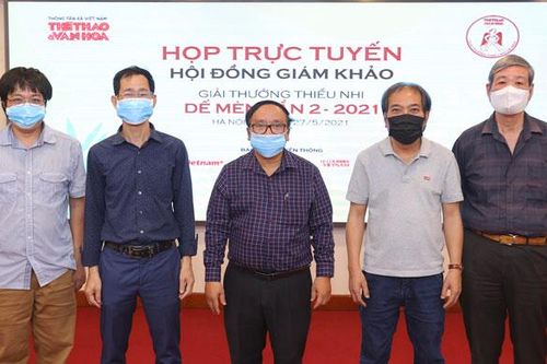 Lễ trao Giải thưởng thiếu nhi Dế Mèn lần 2-2021 tổ chức không có khán giả