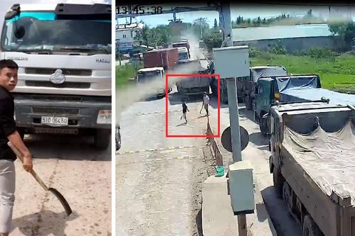 Đồng Nai: Tài xế vác dao đuổi chém nhân viên trạm thu phí BOT đường chuyên dụng mỏ đá Tân Cang