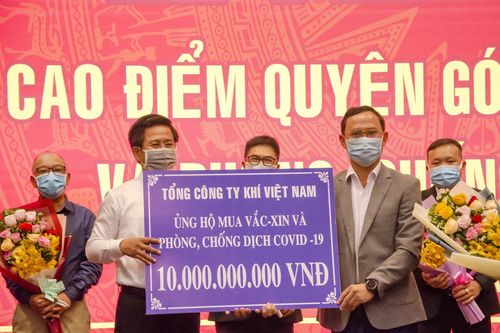 PV GAS tiếp tục ủng hộ 10 tỷ đồng cho Quỹ vaccine phòng COVID-19