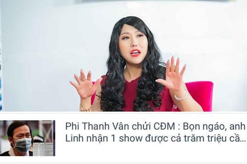 Bị nghi ngờ xúc phạm cộng đồng mạng, Phi Thanh Vân bức xúc: 'Tôi sẽ khởi kiện'