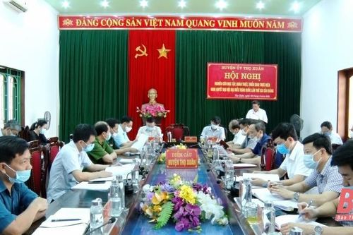 Huyện Thọ Xuân: Học tập quán triệt, triển khai Nghị quyết Đại hội đại biểu toàn quốc lần thứ XIII của Đảng