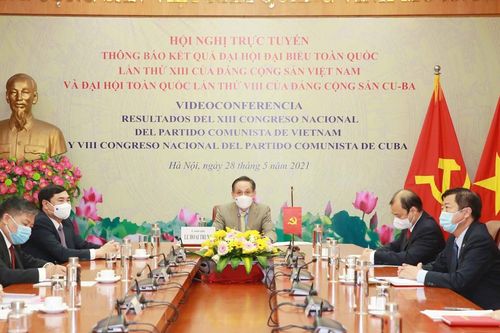 Thông báo kết quả Đại hội XIII của Đảng ta với Đảng Cộng sản Cuba và Đảng Nước Nga thống nhất
