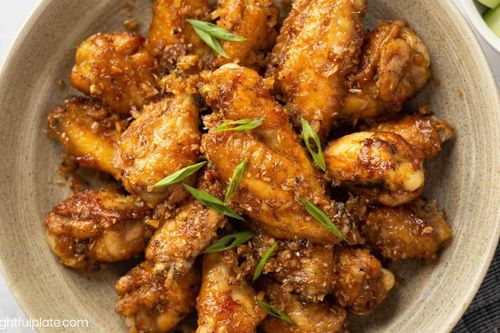 Làm cánh gà chiên mắm sả bằng nồi chiên không dầu