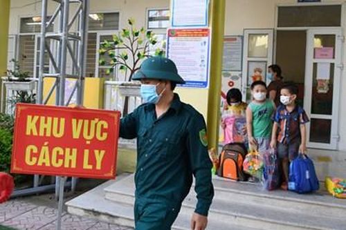 Bắc Giang: Hoàn thành cách ly cho các cháu Trường Mầm non Lê Lợi