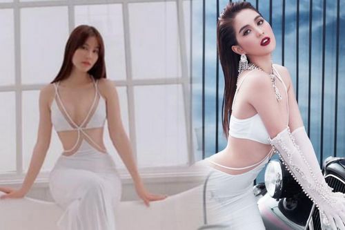 Diễm My 9X khoe body trong chiếc váy cực gắt, nào ngờ Ngọc Trinh đã mặc trước rồi!