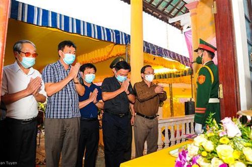Tổ chức trọng thể lễ viếng đồng chí Quyền Bí thư Tỉnh ủy Quảng Trị Vũ Soạn