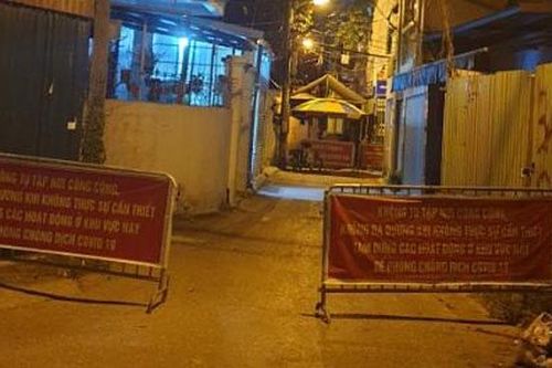Quận Long Biên phong tỏa tạm thời ngõ 55 phố Gia Thượng
