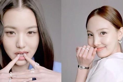 Cùng quảng cáo trang sức xa xỉ, khí chất Nayeon - Jang Won Young thế nào so với BLACKPINK?
