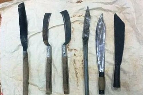 Quảng Ngãi: Ngăn chặn nhóm thanh niên chuẩn bị hung khí chém nhau
