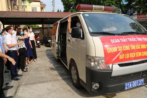 Yên Bái cử lực lượng hỗ trợ Bắc Ninh chống dịch Covid-19