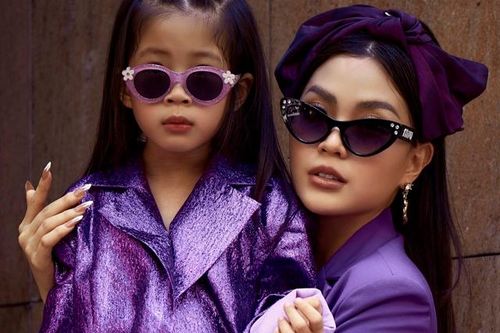 Mẹ con Á hậu Diễm Trang khoe phong cách cool ngầu mừng ngày Quốc tế thiếu nhi
