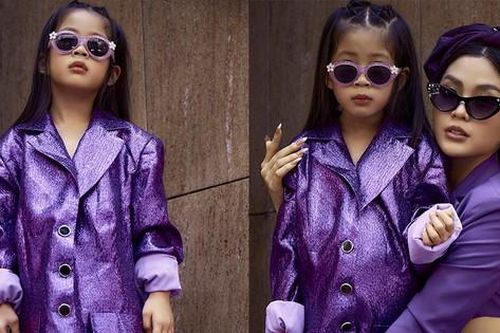 Con gái Á hậu Diễm Trang chất như fashionista trong bộ ảnh mừng quốc tế thiếu nhi 1/6