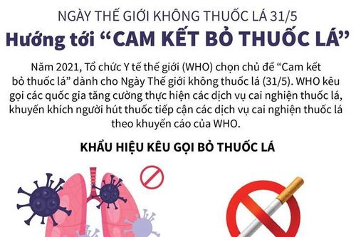 Ngày Thế giới không thuốc lá: Hướng tới cam kết bỏ thuốc lá