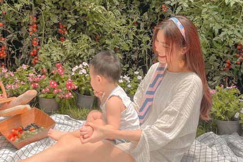 Khoe con trai có hàm răng trắng đều, Lan Khuê tiết lộ điều ước năm xưa đã thành hiện thực