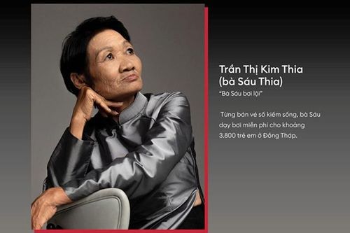 Bà Sáu Thia là 1 trong 20 phụ nữ truyền cảm hứng