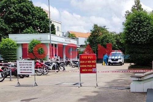 Long An: Phong tỏa một phần Bệnh viện đa khoa huyện Bến Lức