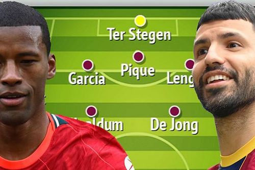 Đội hình Barcelona mùa tới: Cách mạng với Aguero, Depay, Wijnaldum và Eric Garcia