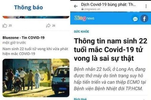 TP. Hồ Chí Minh thông tin sức khỏe của bệnh nhân 22 tuổi ở Long An