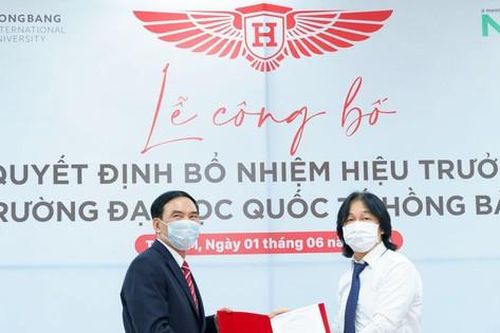 Trường Đại học Quốc tế Hồng Bàng có hiệu trưởng mới