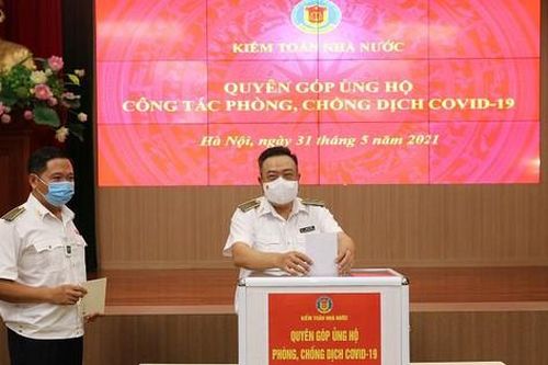 Kiểm toán nhà nước quyên góp hơn 1,2 tỷ đồng hỗ trợ phòng, chống dịch Covid-19
