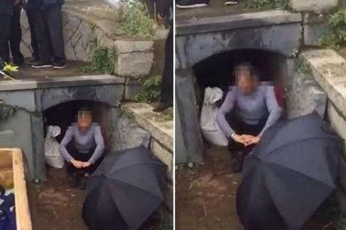 Được chia tài sản ít, con dâu chặn cửa huyệt mộ, không cho chôn bố chồng