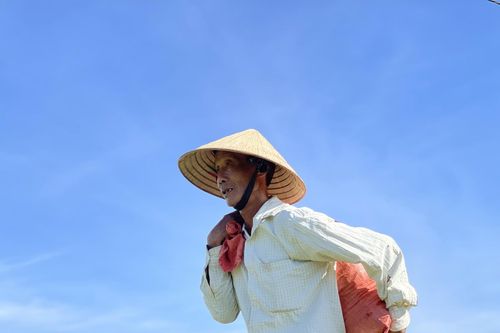 Hà Tĩnh: Người lao động mệt mỏi mưu sinh trong nắng nóng