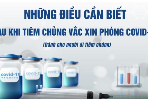 Những điều cần biết sau khi tiêm vaccine COVID-19