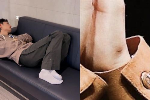 Lộ ảnh Tiêu Chiến nằm ngủ co ro, trên tay có vết thương sâu khiến fan xót xa