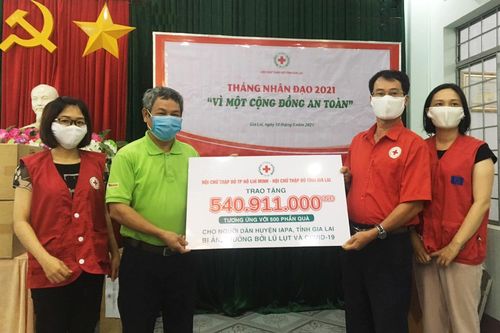 Gia Lai: Hỗ trợ trên 2,4 tỷ đồng cho 8.378 lượt người trong Tháng Nhân đạo 2021