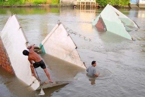 Đồng bằng Sông Cửu Long: Sạt lở tiếp tục diễn biến phức tạp