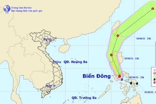 Bão Choi-wan giật cấp 10 xuất hiện gần Biển Đông