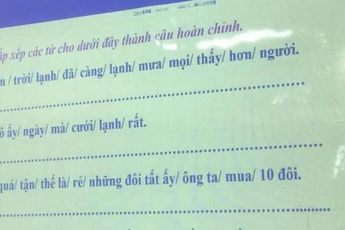 Bài tập Tiếng Việt của sinh viên Trung Quốc khiến netizen 'xoắn não', đáp án đúng là gì?