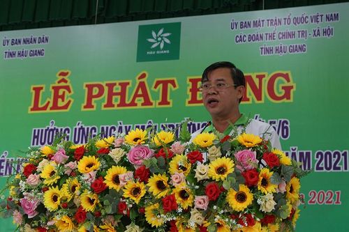 Hậu Giang phát động hưởng ứng Ngày Môi trường thế giới
