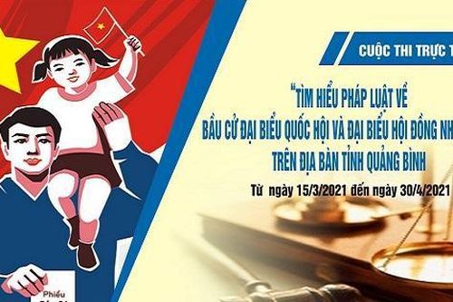 24 thí sinh đạt giải Cuộc thi trực tuyến Tìm hiểu pháp luật về bầu cử tại Quảng Bình