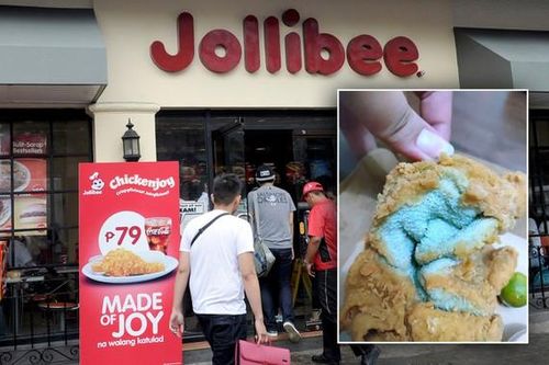 Philippines: Khăn tắm trong gà rán Jollibee