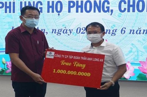 Trần Anh Group ủng hộ 1 tỷ đồng phòng chống Covid-19