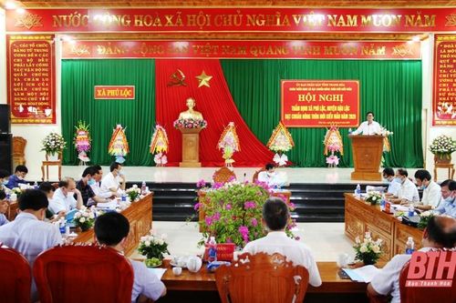 Thẩm định xã Phú Lộc đạt chuẩn nông thôn mới kiểu mẫu