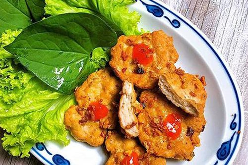 Món chả tôm chiên đơn giản