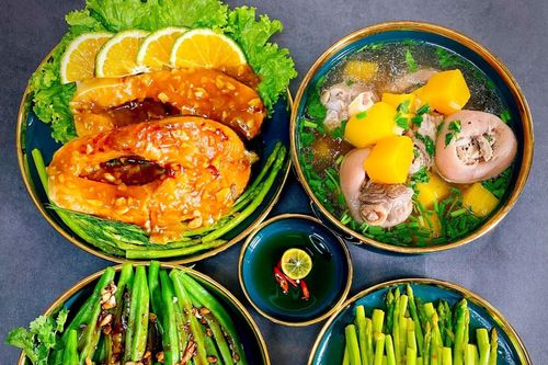 Gợi ý mâm cơm gia đình 4 người cho cả tuần
