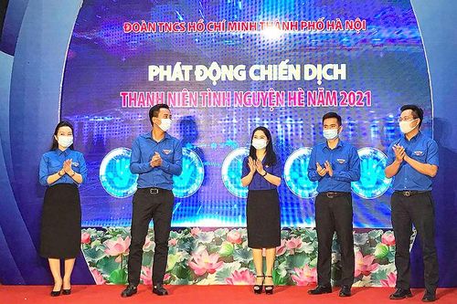 Tuổi trẻ Thủ đô phát động Chiến dịch 'Thanh niên tình nguyện hè' 2021